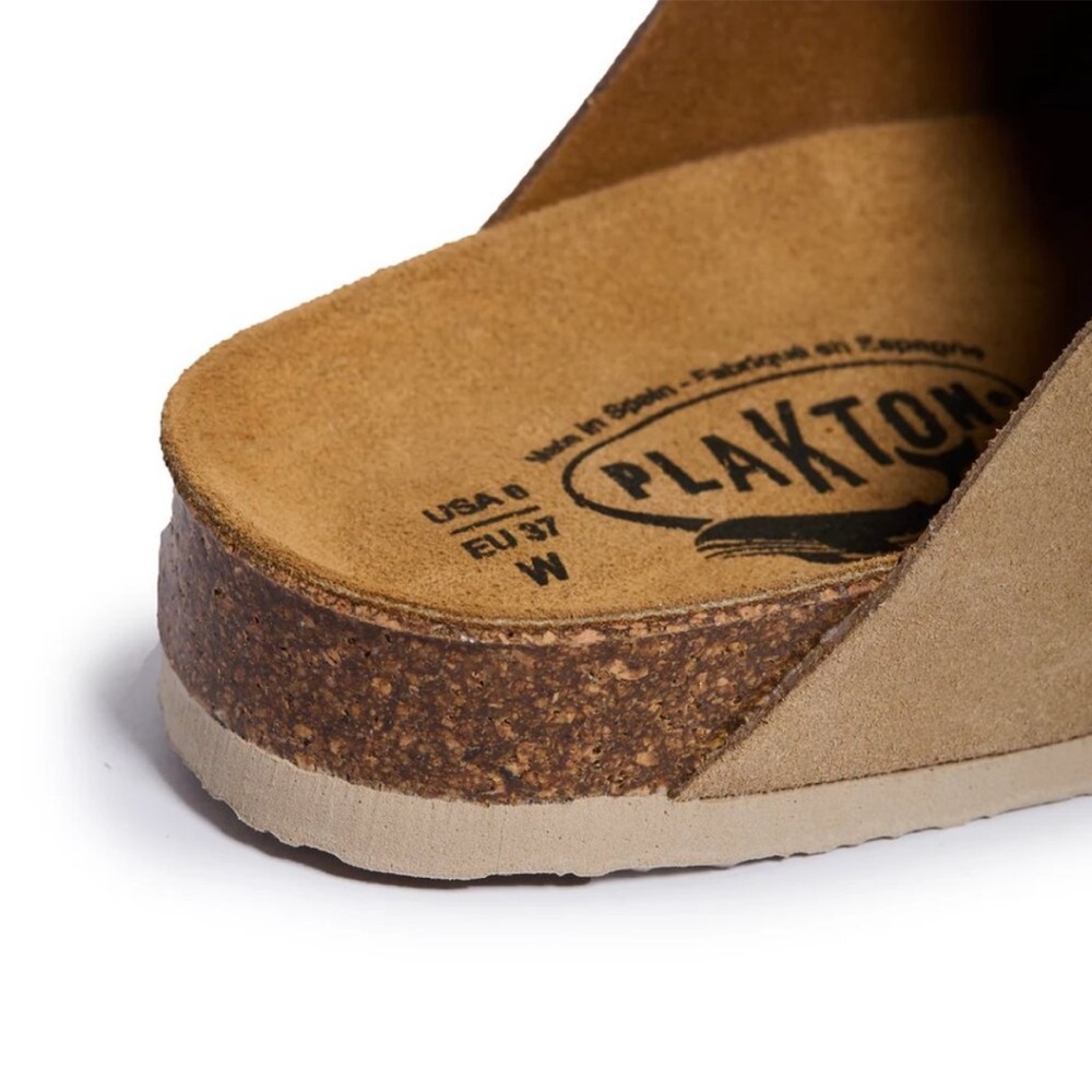 NWT Plakton Bella Clogs Made in Spain Suede - Picture 6 of 7